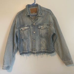 American Eagle cropped denim jacket